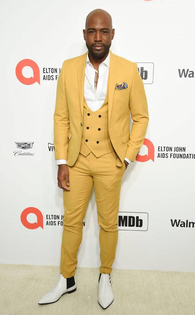 Karamo Brown, 2020 Elton John AIDS Foundation Academy Awards Viewing Party