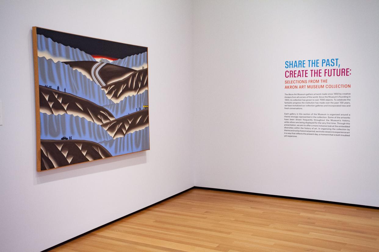 “Share the Past, Create the Future: Selections from the Akron Art Museum Collection” is on view through April 2023.