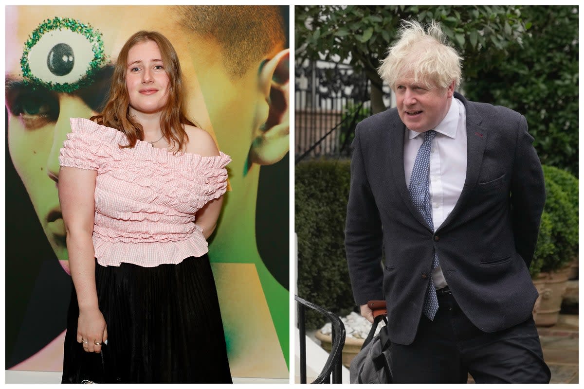 Lara Johnson-Wheeler and Boris Johnson (Dave Benett / AP)