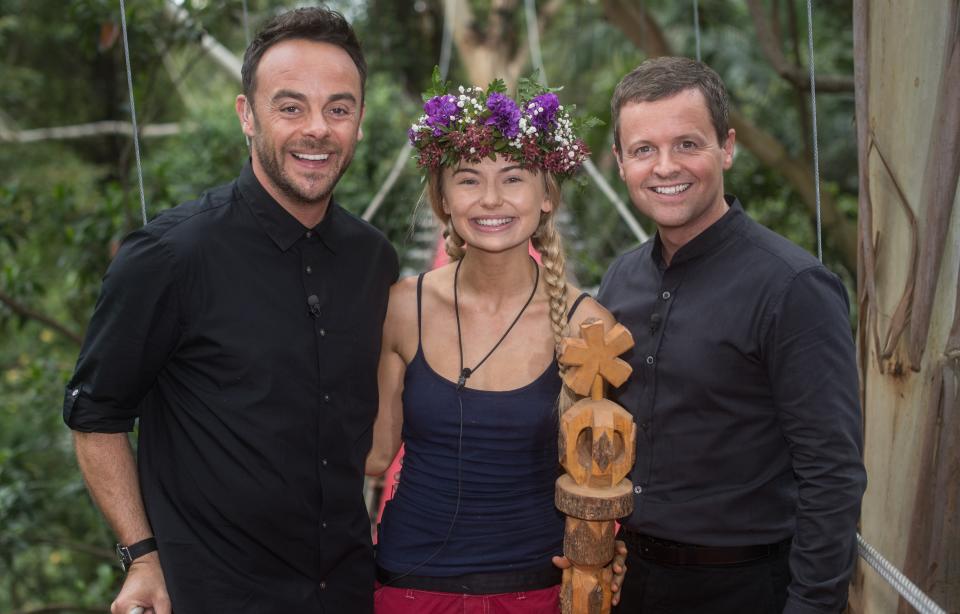 Millions watched as Georgia Toffolo was declared Queen of the Jungle. (Credit: ITV)