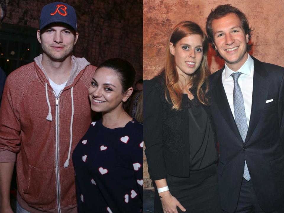 mila kunis ashton kutcher princess beatrice