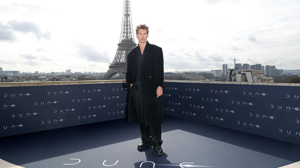 Austin Butler in Fear of God at the Dune 2 Photocall in Paris