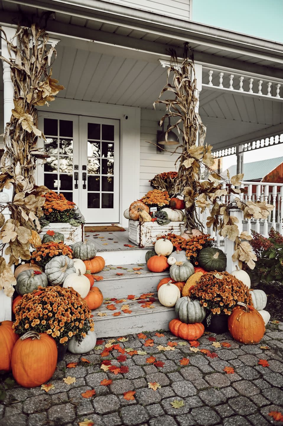 Overflowing Farmhouse Porch