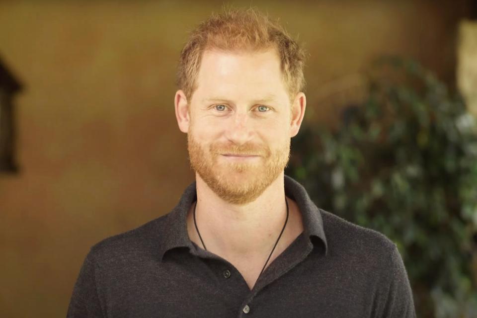 <p>WellChild/YouTube</p> Prince Harry issued a video message to support the WellChild Awards on Feb. 28.