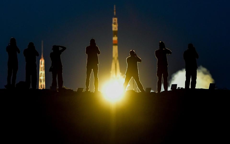 Reach for the stars: creating the environment in which Britain’s space industry can thrive is key. The recent Soyuz MS-05 mission (pictured) transported a crew consisting of a Russian commander, and a European and an American flight engineer. The crew was sent to the International Space Station - TASS