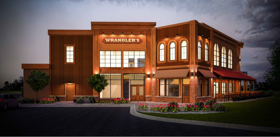 A group of restauranteurs has proposed demolishing Wrangler's Saloon and constructing a new building with the same name and theme.