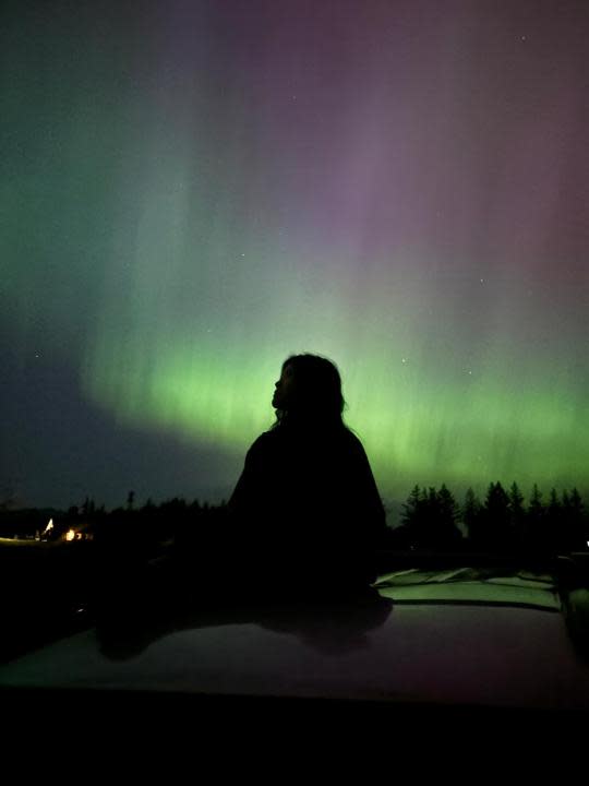 The Northern Lights from Portland, Oregon on May 11, 2024. (Courtesy: OMSI)