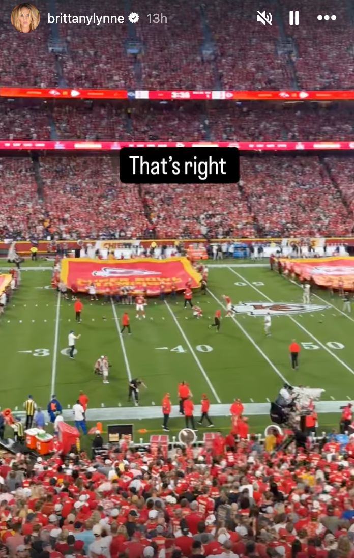 Brittany Mahomes' opinion on the Chiefs game