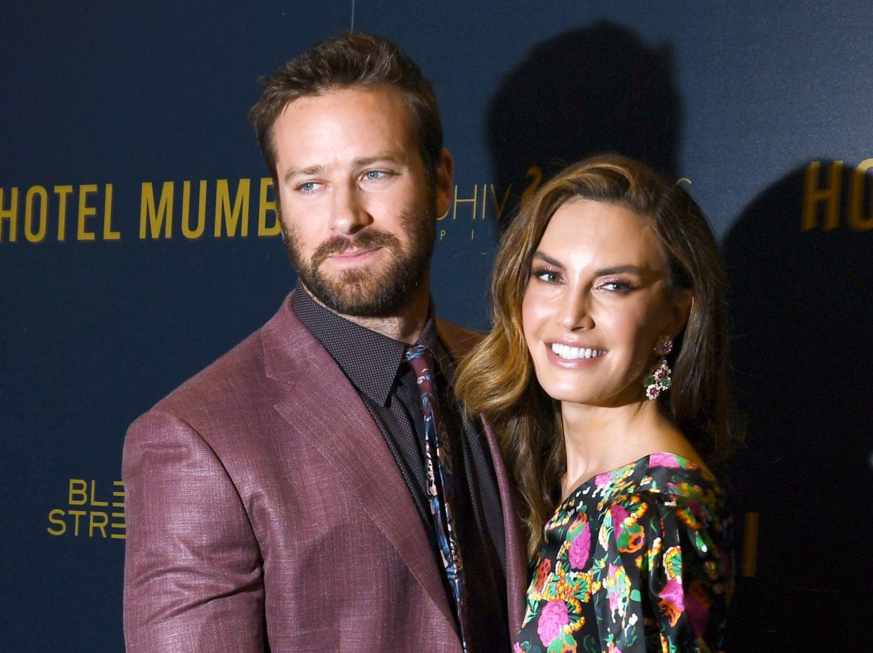 Armie Hammer and Elizabeth Chambers (Rex Features)