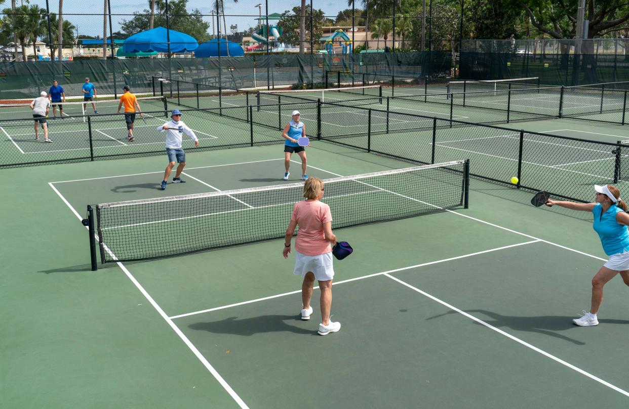 Palm Beach County's Lake Lytal Park has six pickleball courts in West Palm Beach.