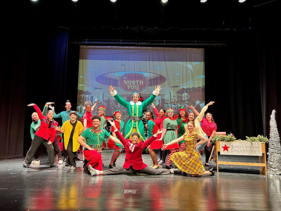 A scene from Beaver Falls' production of "Elf: The Musical," nominated for Best Musical.