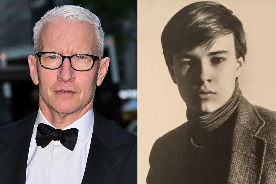 <p>James Devaney/GC Images, Anderson Cooper/Instagram</p> Anderson Cooper paid tribute to his late brother Carter (right) on Instagram Saturday