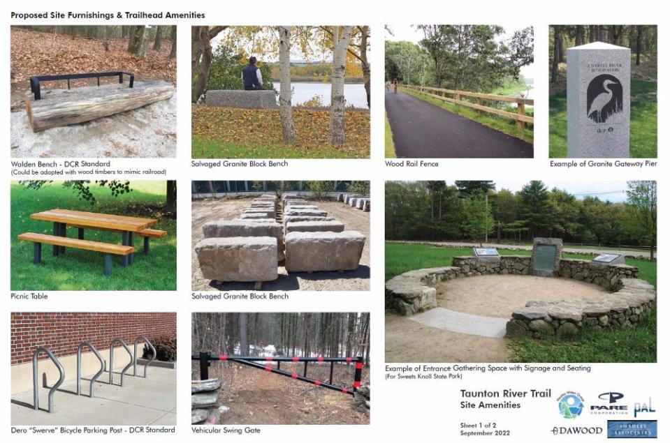 Some of the suggested improvements for the Sweets Knoll State Park project.