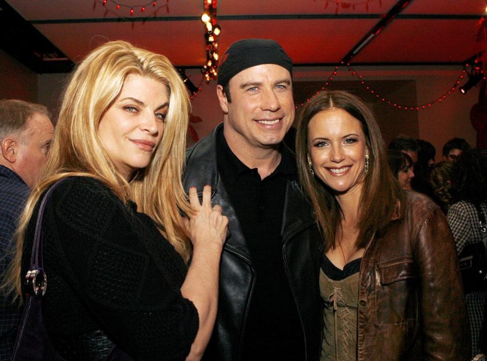 Kirstie Alley, John Travolta and Kelly Preston in 2007