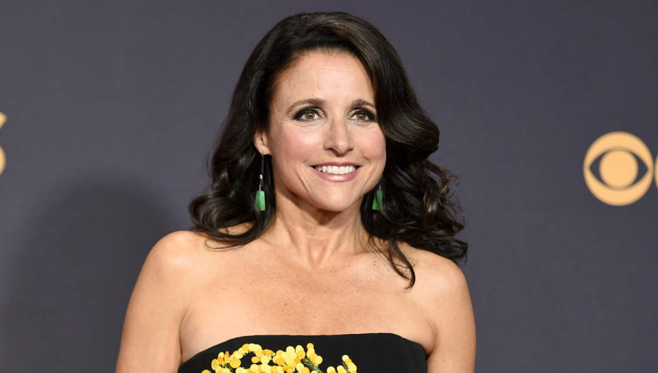 Julia Louis-Dreyfus pictured at the Emmys in 2017. Source: Getty Images