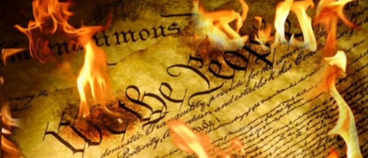 ANOTHER university stops students from handing out Constitution