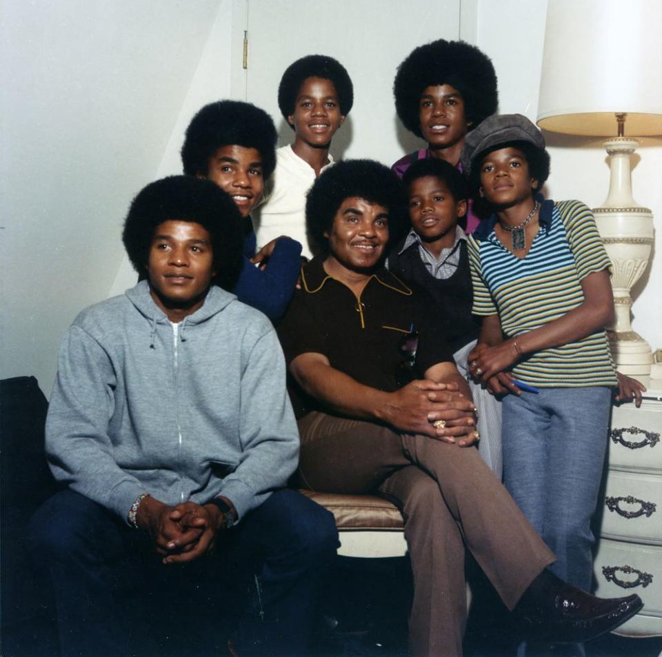 The Jackson family around 1970