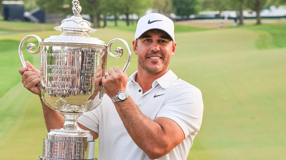 Brooks Koepka's US PGA Championship title was the fifth major trophy of his career. Pic: Getty