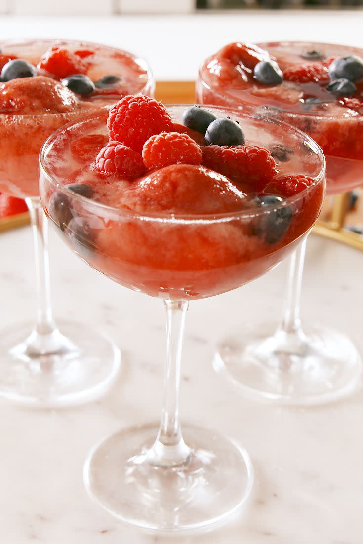 Rosé Sangria Floats