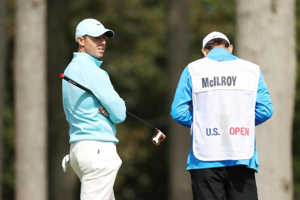 Rory McIlroy in action at the US Open Photo: Getty Images
