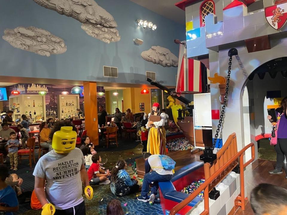 Storytime event at Legoland New York hotel.