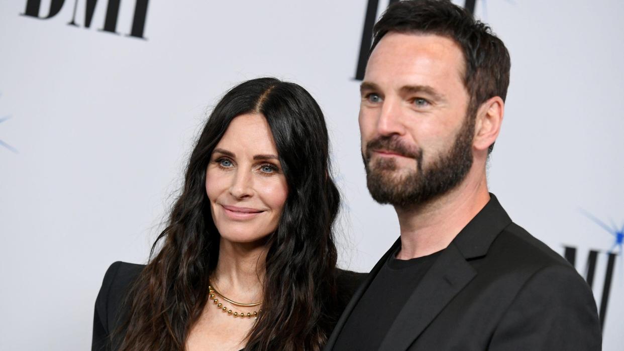 Courteney Cox revealed Johnny McDaid once broke up with her "within the first minute" of their therapy session.