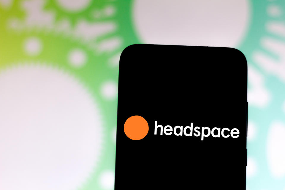 BRAZIL - 2020/02/17: In this photo illustration the Headspace logo seen displayed on a smartphone. (Photo Illustration by Rafael Henrique/SOPA Images/LightRocket via Getty Images)