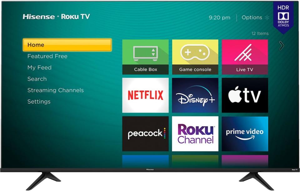 Hisense 50-Inch Class R6 Series 4K UHD Smart Roku TV