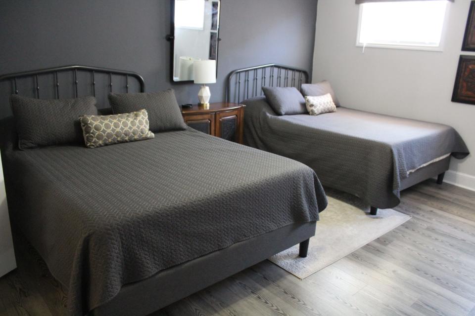 The Lounge is a three-bedroom Airbnb owned by Seth Bauer located between the Majestic Theatre and Rost Coffee.