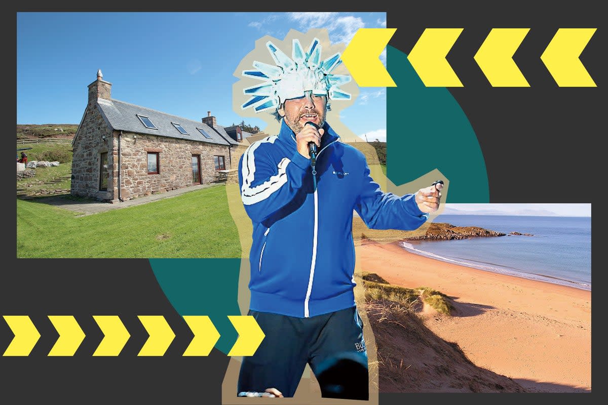 Jay Kay’s remote Scottish getaway is for sale (Evening Standard composite)