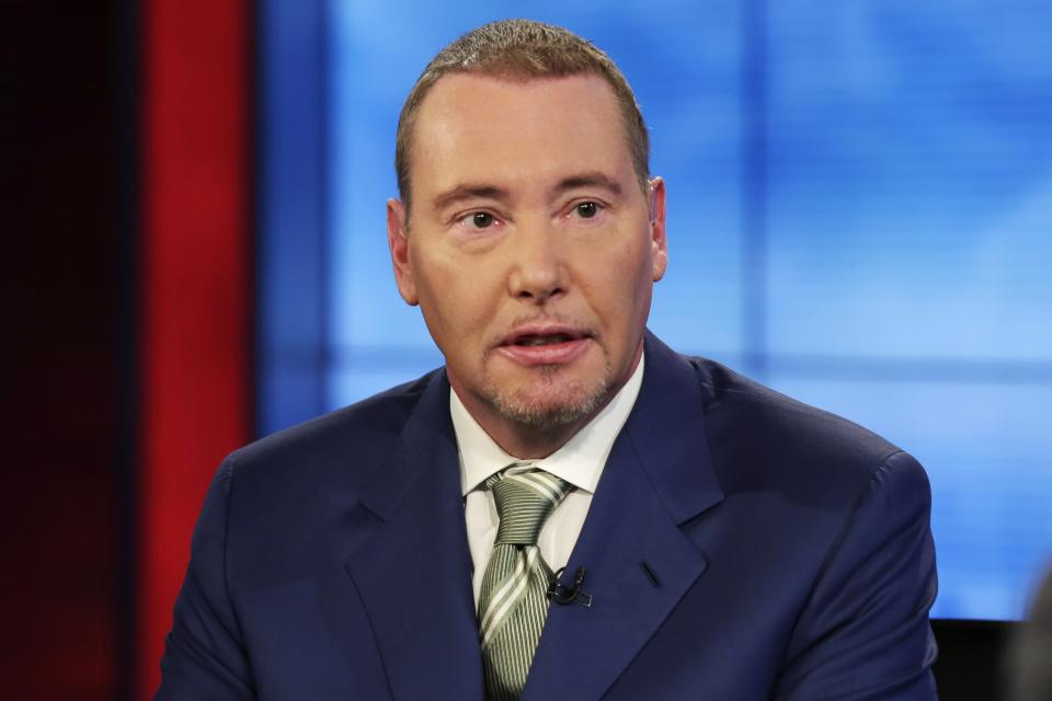 DoubleLine CEO Jeffrey Gundlach is interviewed during a taping of the 