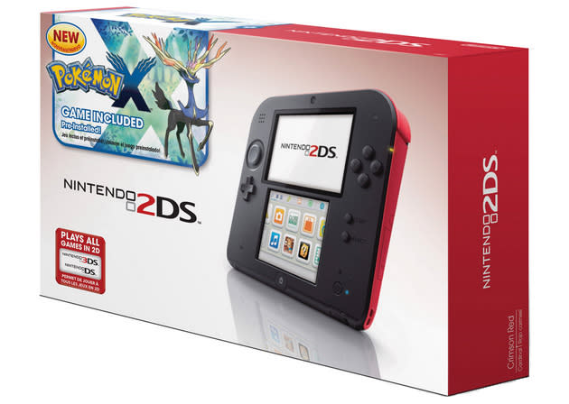 Nintendo 2DS with Pokemon X