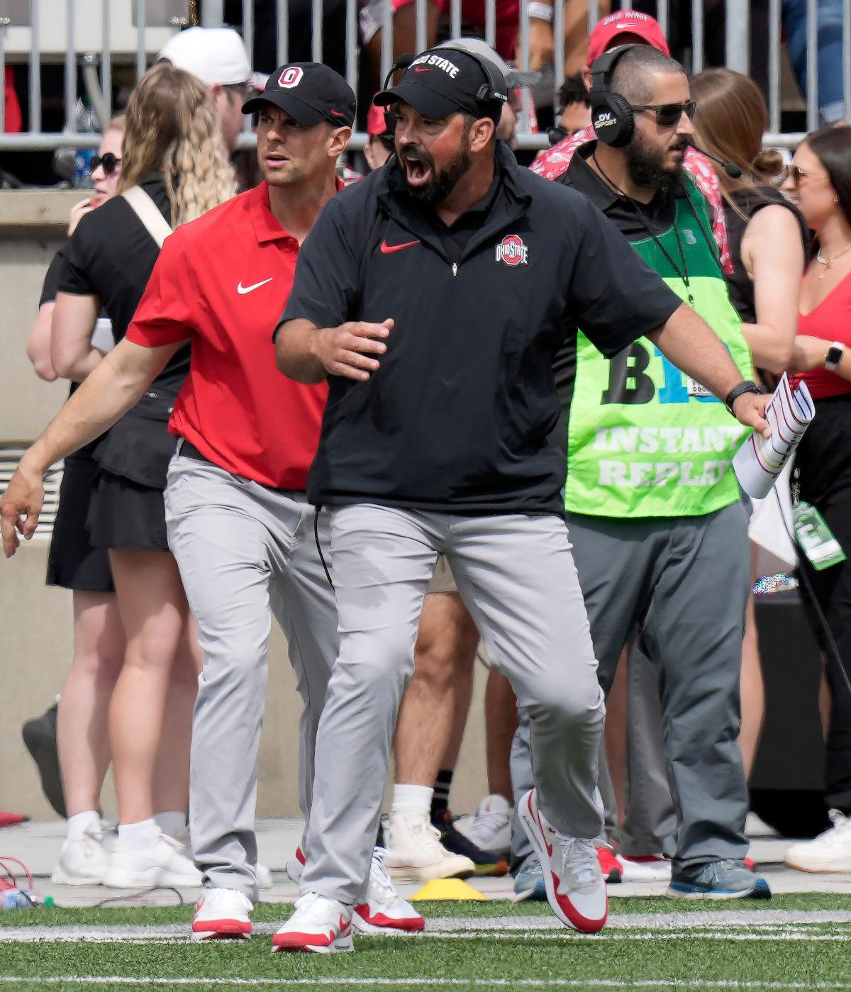 Ohio State coach Ryan Day holds press conference after OSU win vs