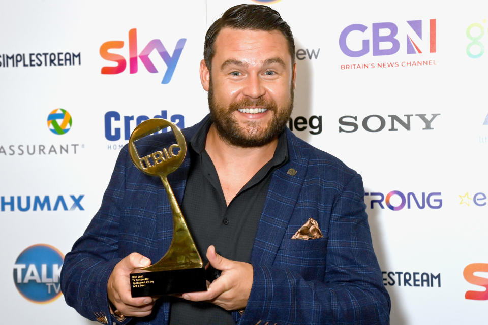 Danny Miller, pictured, he has been applauded for helping to normalise breastfeeding. (Getty Images)