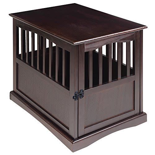 34) Wooden Medium Pet Crate