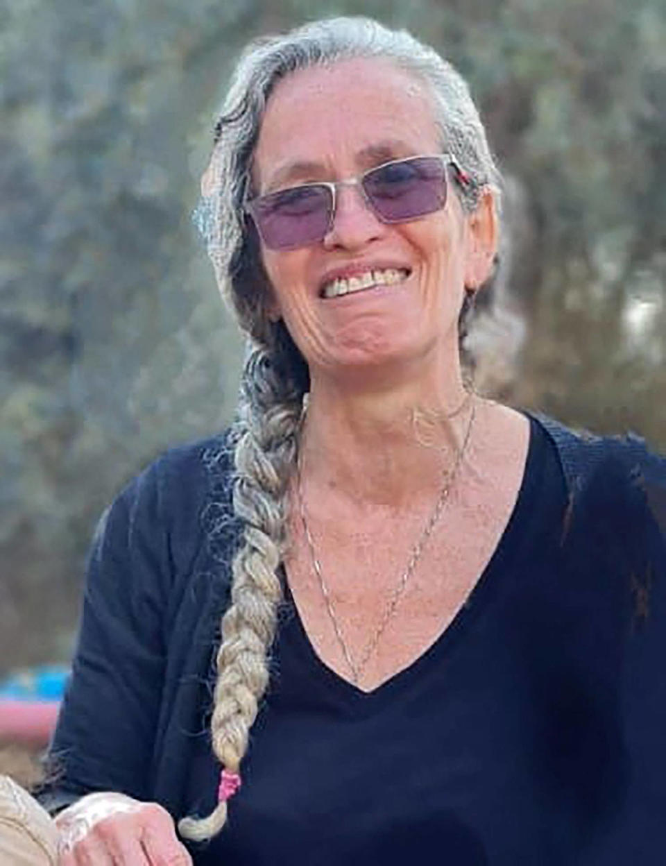 Israeli hostage Maya Goren before she was kidnapped by Hamas. (Hostage Families Forum / AFP - Getty Images)