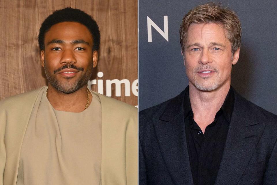 <p>ANGELA WEISS/AFP via Getty Images; Marc Piasecki/WireImage</p> Donald Glover and Brad Pitt