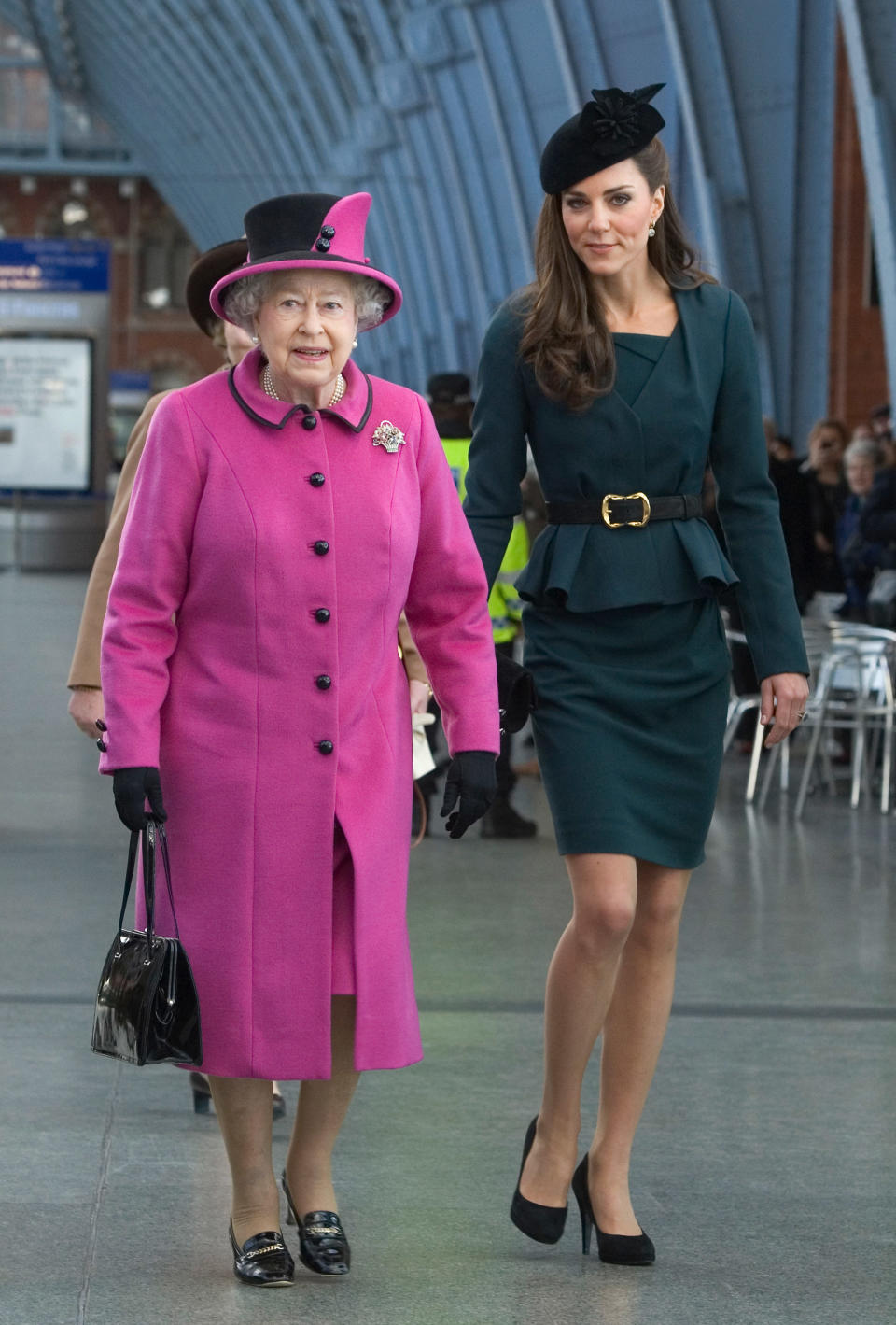 The Queen and the Duchess of Cambridge in 2012.