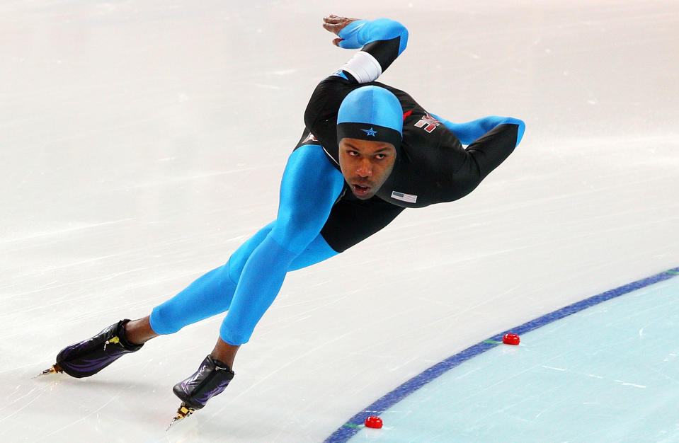 <p>Davis was the first African American athlete to win an individual Olympic gold medal, taking first in the speedskating 1000 meter event at the 2006 Turin games. He added another gold to his collection in 2010 as well as two silvers in the 1500 meter race. </p>