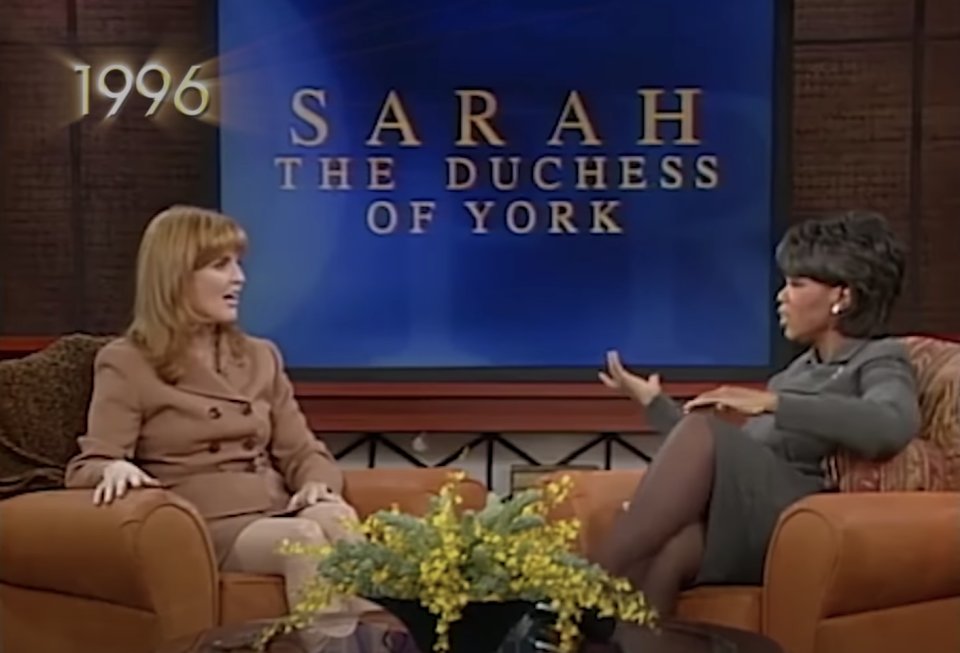 The Duchess of York appeared on Oprah in 1996. (OWN)