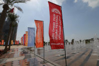 ABU DHABI, UNITED ARAB EMIRATES - OCTOBER 16: A general view of the Emirates Palace Hotel on day five of the Abu Dhabi Film Festival 2012 at Emirates Palace on October 15, 2012 in Abu Dhabi, United Arab Emirates. (Photo by Chris Jackson/Getty Images for Jaeger-LeCoultre)