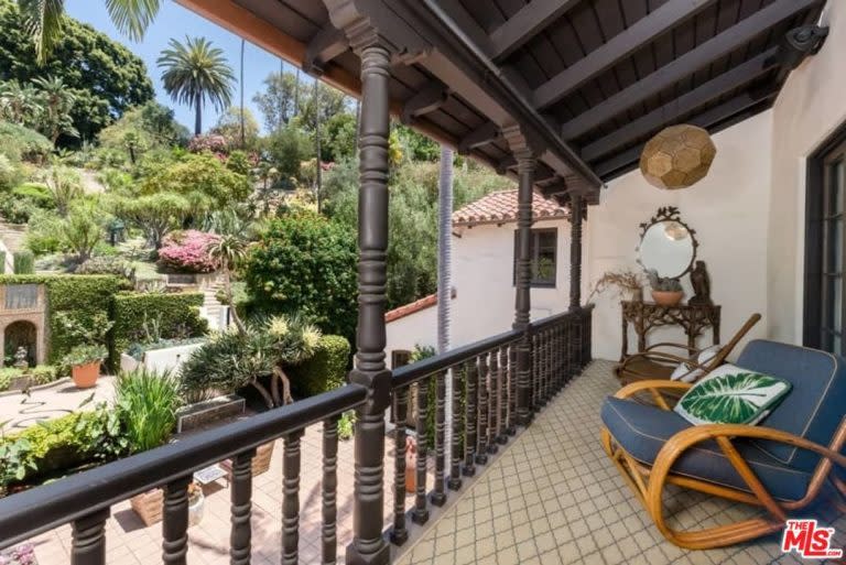 The patio overlooks a lush yard. (Photo: The MLS via Trulia)