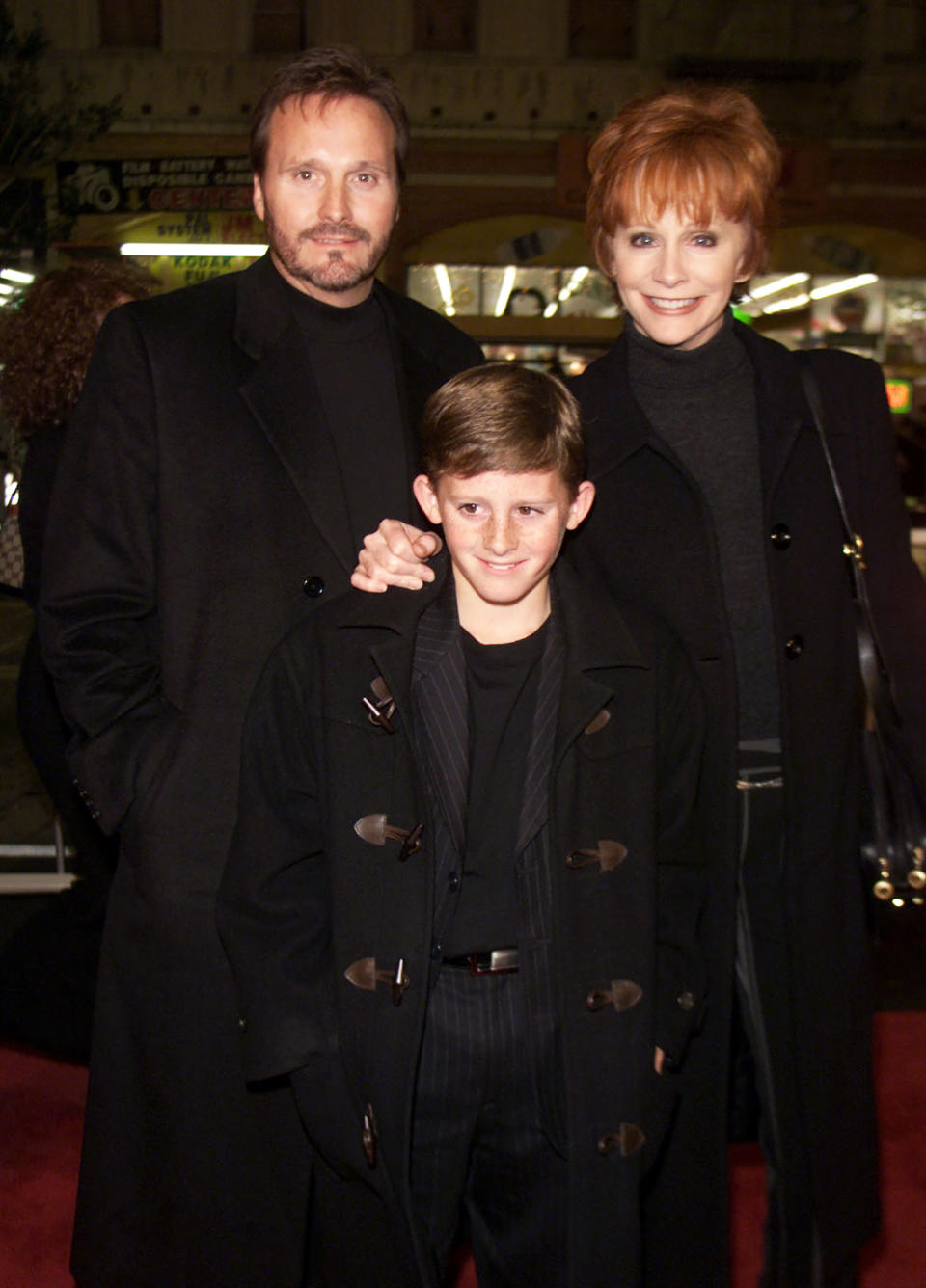 Reba McEntire and ex-husband Narvel Blackstock and their son Shelby (Kevin Winter / Getty Images)