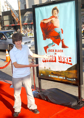 Devon Werkheiser at the Hollywood premiere of Paramount Pictures' Nacho Libre