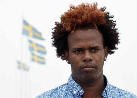 Eritrean migrant Girmay Mehari poses for a photograph in Bastad, Sweden, September 9, 2016. REUTERS/Fabian Bimmer/Files