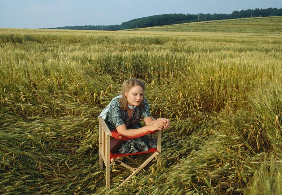 jodie foster on the set of le sang des autres