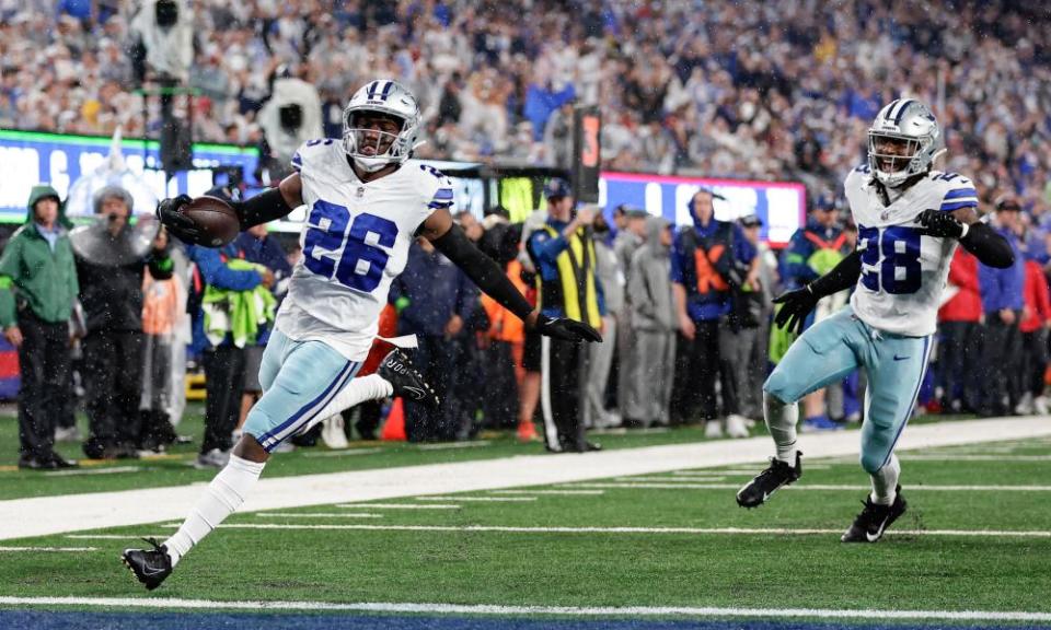 Bis zur Halbzeit am Sonntag hatten die Dallas Cowboys einen Vorsprung von 26:0 aufgebaut