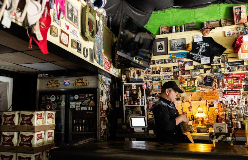 Brian Wilson, photographed at the Thirsty Beaver Saloon, which gained widespread fame in 2021 when Rolling Stones frontman Mick Jagger was spotted patronizing the bar. Khadejeh Nikouyeh/Knikouyeh@charlotteobserver.com