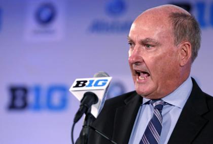 Big Ten commissioner Jim Delany has already taken shots at the NCAA and the season hasn't started yet. (AP)