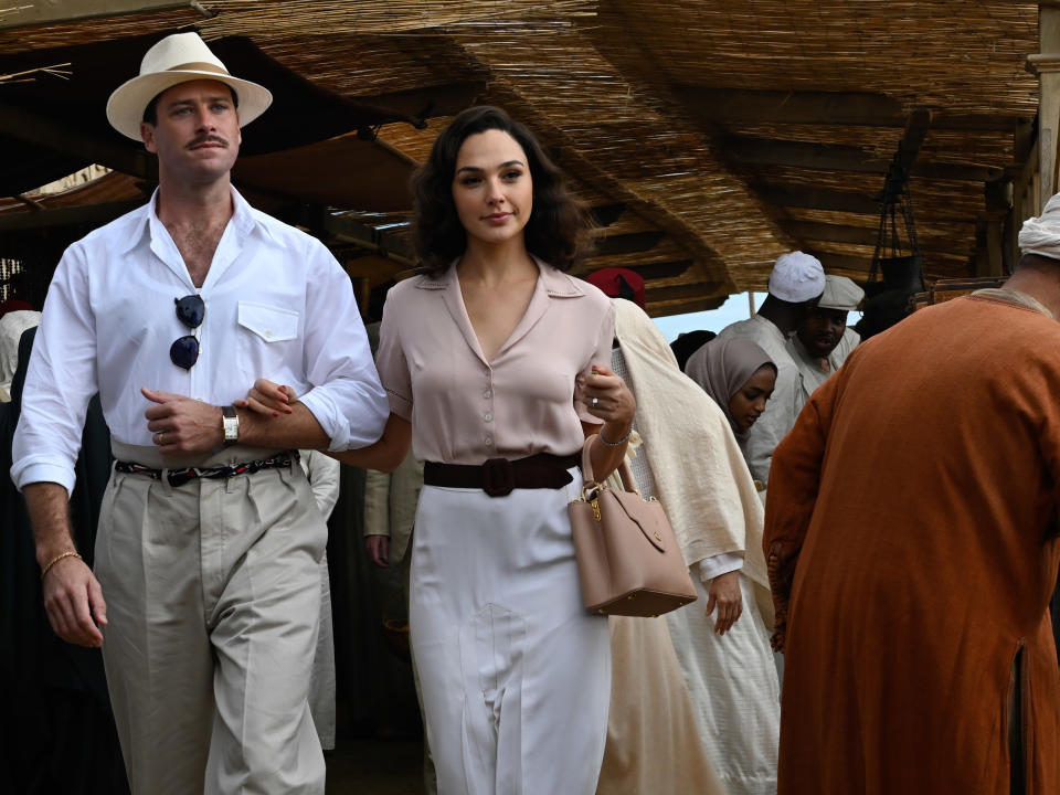 Armie Hammer as Simon Doyle and Gal Gadot as Linnet Ridgeway in 20th Century Studiosâ€™ DEATH ON THE NILE, a mystery-thriller directed by Kenneth Branagh based on Agatha Christieâ€™s 1937 novel. Photo by Rob Youngson. Â© 2020 Twentieth Century Fox Film Corporation. All Rights Reserved.